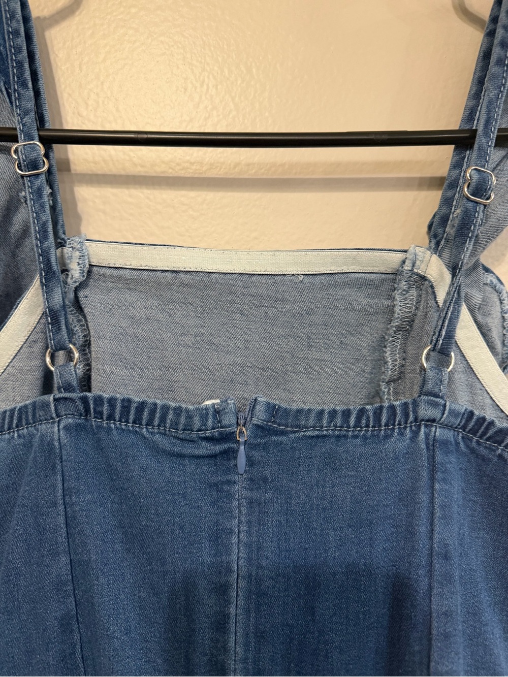 Utcoco Ruffle Denim Mini Dress - Picture 6 of 9